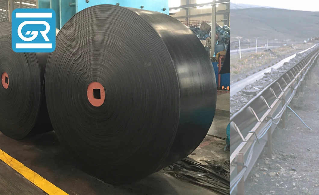 High Quality Heat/Tear/Wear/Fire Resistant Ep Multi-Ply Fabric Rubber Conveyor Belt for Stone Crusher