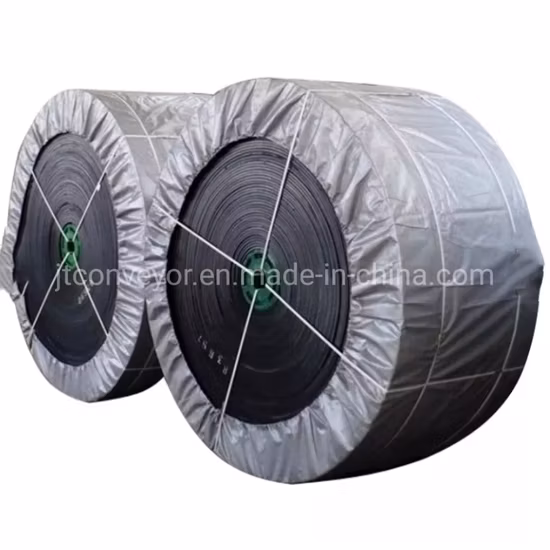 Polyester Ep Rubber Conveyor Belt for Quarry Sand and Gravel